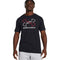 Under Armour tshirt for man אנדר ארמור חולצה טישרט בצבע שחור אדום לגבר